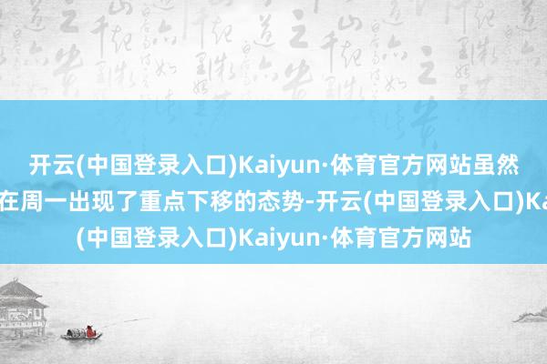 开云(中国登录入口)Kaiyun·体育官方网站虽然A股市集的主要股指在周一出现了重点下移的态势-开云(中国登录入口)Kaiyun·体育官方网站